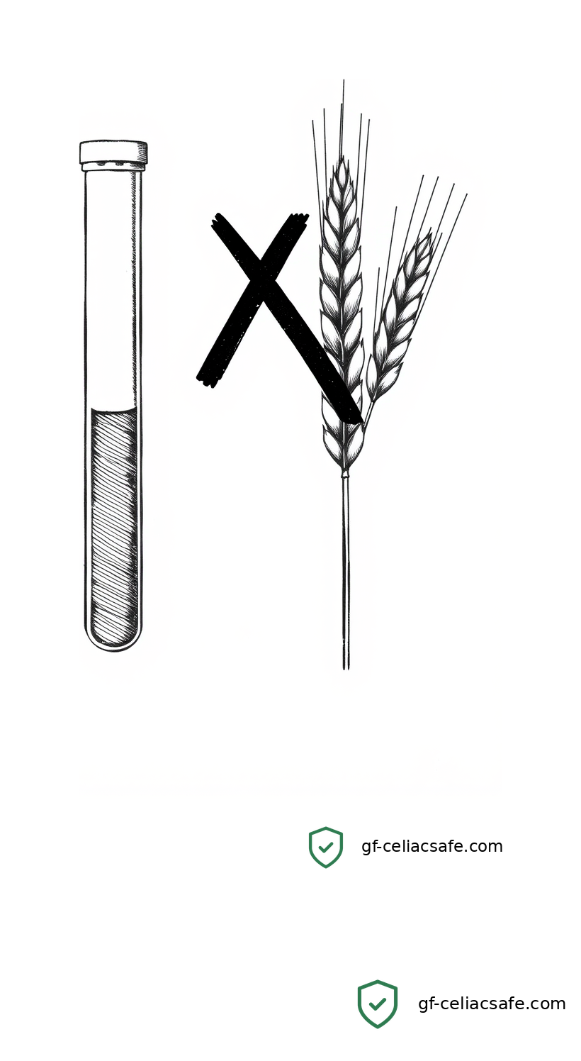 Laboratory blood test tubes representing lipid profile testing for celiac patients