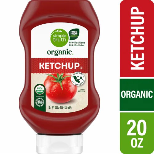 Ketchup bottle with gluten-free status indicator